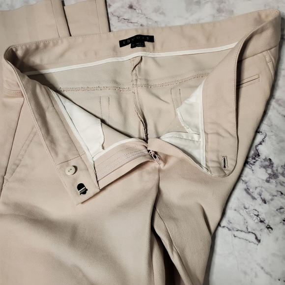 Theory Concordia Soho stone pants size 10 - Picture 4 of 13